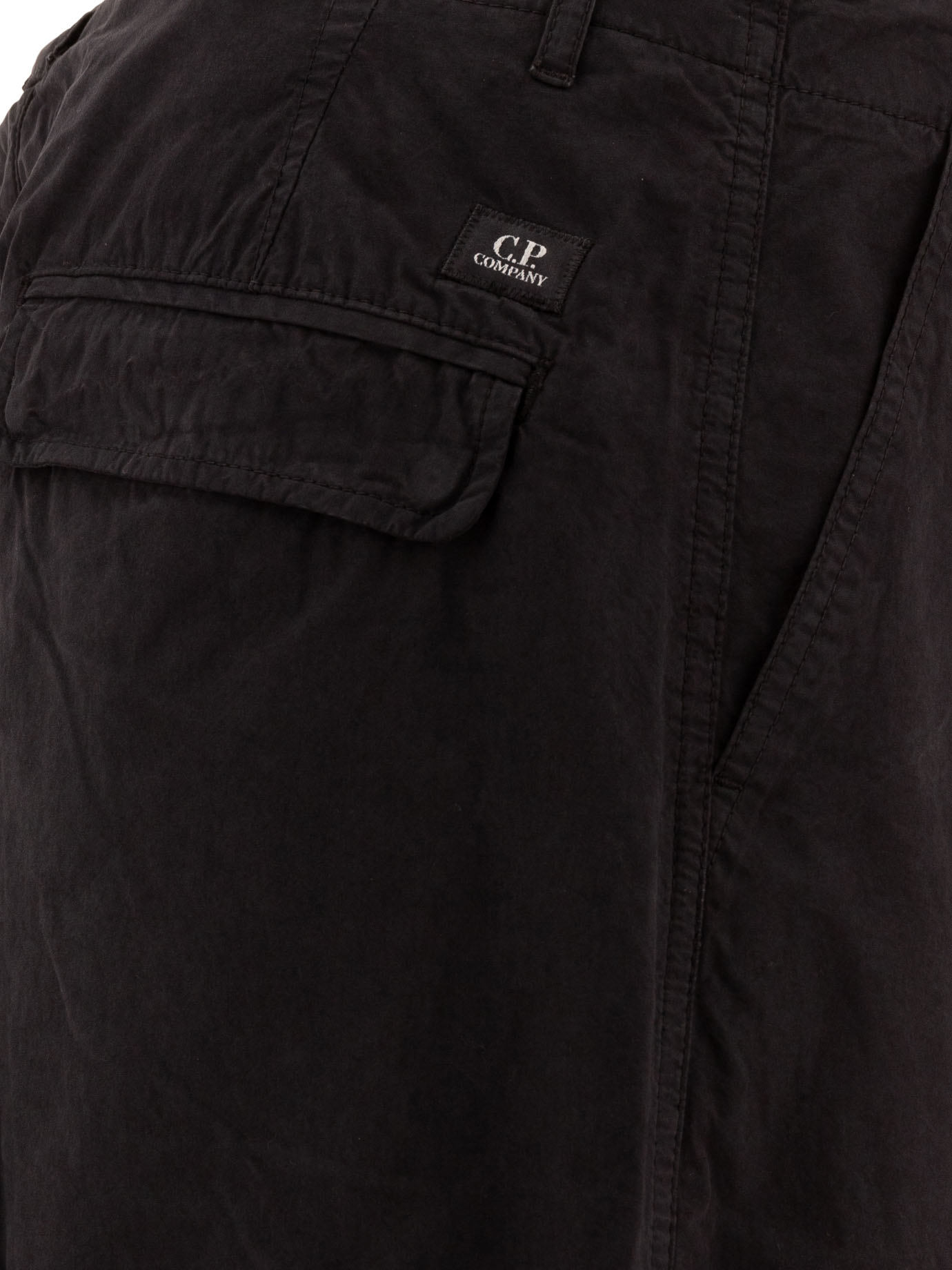 C.P. COMPANY Black   Microreps Loose Utility trousers